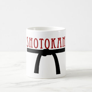 Café Caneca do cinturão negro de Shotokan