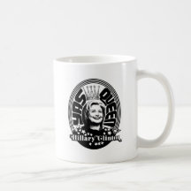 Caneca do clássico da rainha de Hillary Clinton