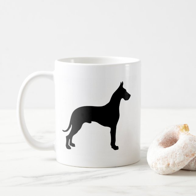 Café Caneca do clássico de great dane (Com Donut)