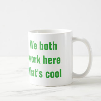 Café caneca do colega de trabalho