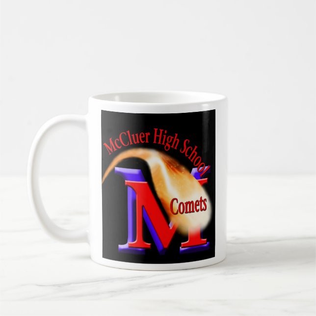 Café Caneca do cometa do segundo grau de McCluer com (Esquerda)