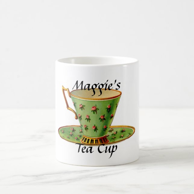Café Caneca do copo de chá do vintage (Centro)