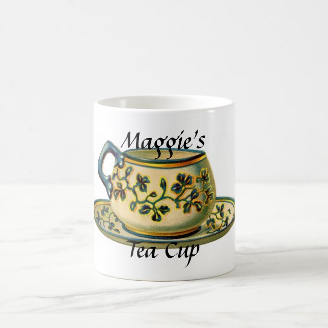 Café Caneca do copo de chá do vintage (Centro)