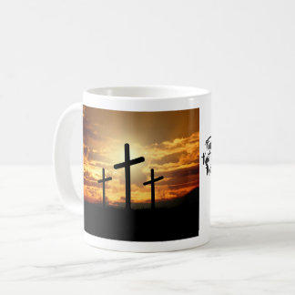 Café Caneca do crucifixo de Sun de ascensão