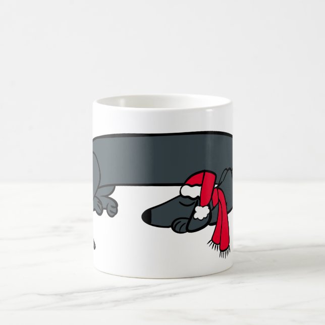 Café Caneca do Dachshund Dormindo de Natal (Centro)