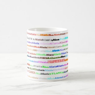 Café Caneca do design de texto II de Atlanta mim