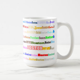Café Caneca do design de texto II de Boston mim
