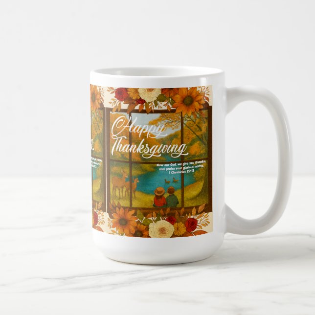 Café Caneca do Dia de Ação de Graças (Direita)