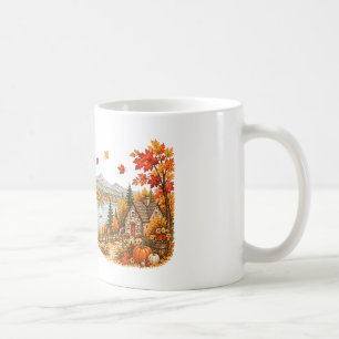 Café Caneca do Dia de Ação de Graças Canadense no Campo