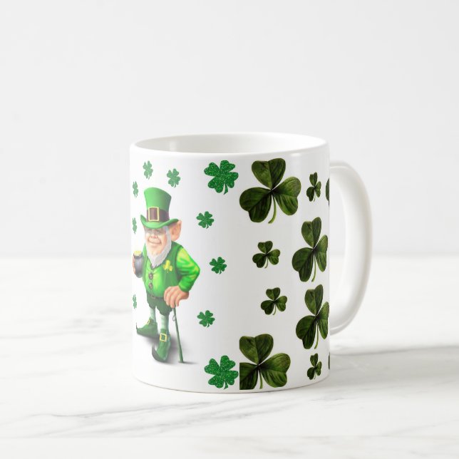 Café Caneca do Dia de São Patrício (Frente Esquerda)