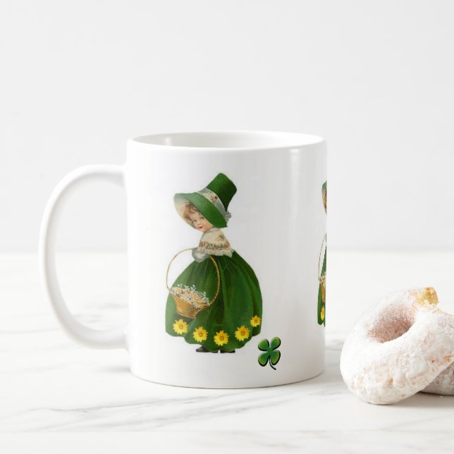 Café Caneca do Dia de São Patrício (Com Donut)