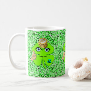 Café Caneca do Dia de São Patrício Trevo