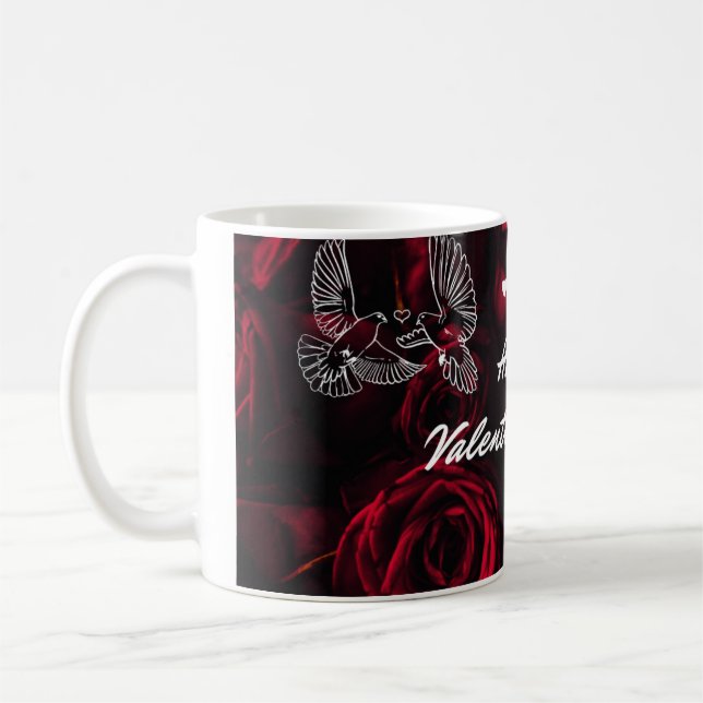Café Caneca do Dia dos Namorados – Presente de Coração  (Esquerda)