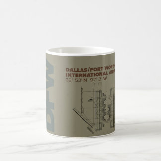 Café Caneca do diagrama do aeroporto de Dallas/Fort