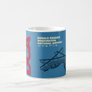 Café Caneca do diagrama do aeroporto nacional de Reagan