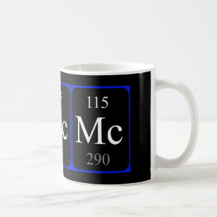 Café Caneca do elemento 115 - preto de Moscovium