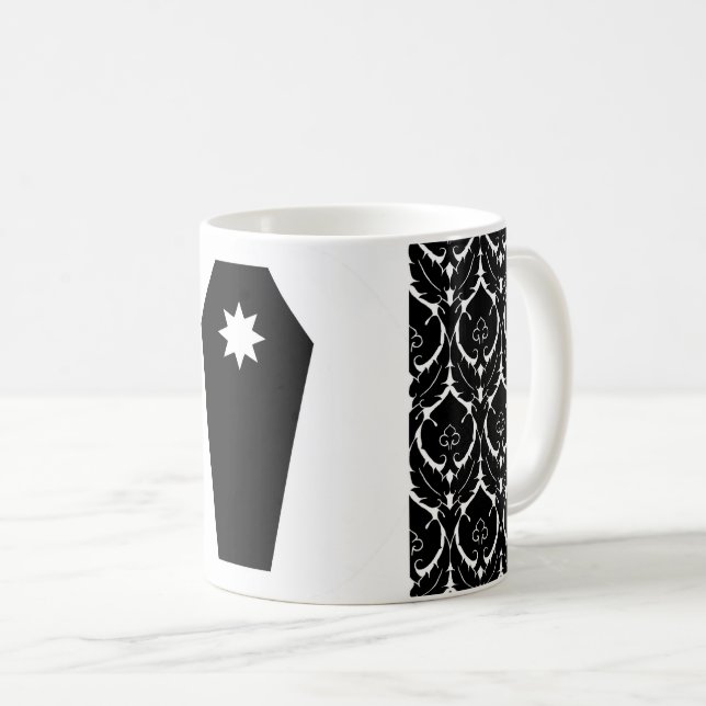 Café Caneca do Emblema da População da Baronial de Star (Frente Esquerda)
