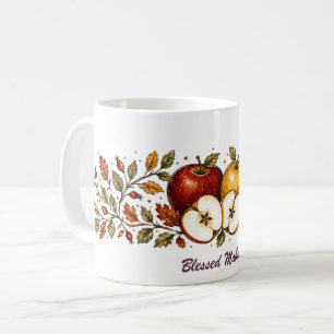 Café Caneca do Equinócio de Outono da Colheita de Maçãs