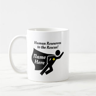Café Caneca do Escritório de Recursos Humanos Super-her