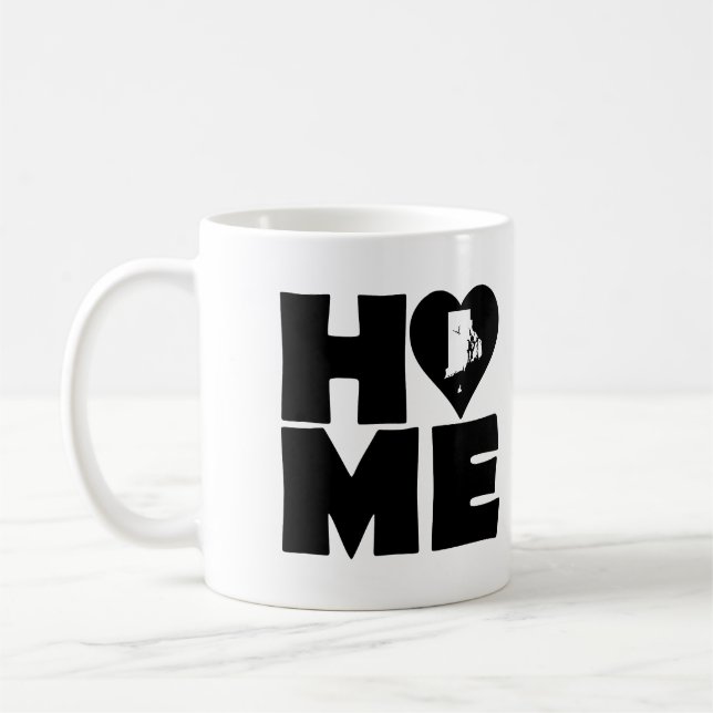 Café Caneca do Estado de Rhode Island ou Caneca de Viag (Esquerda)