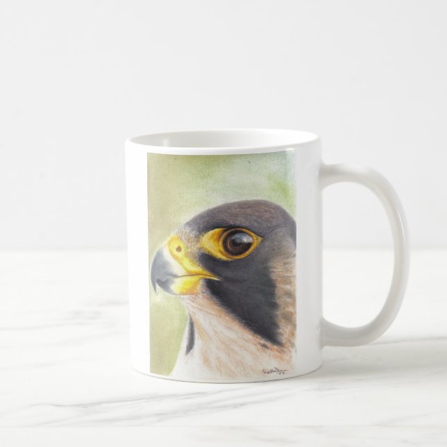 Café caneca do falcão de peregrino (Direita)