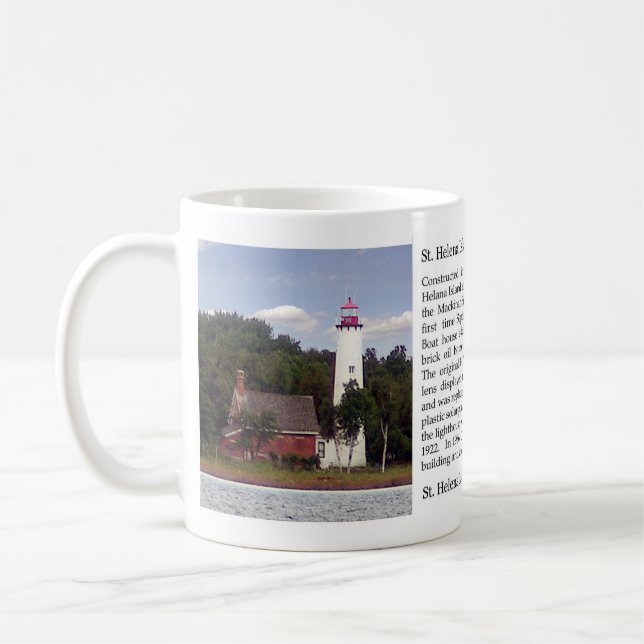 Café Caneca do farol da ilha de St Helena (Esquerda)