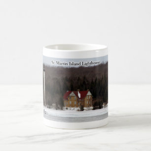Café Caneca do farol da ilha de St Martin