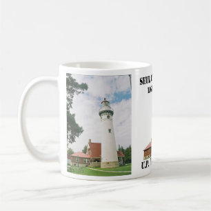 Café Caneca do farol do ponto de Seul Choix