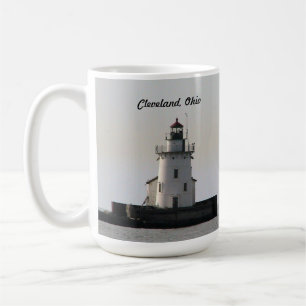 Café Caneca do farol do porto de Cleveland