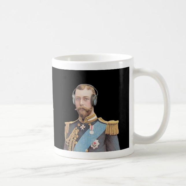 Café Caneca do fator de George V Rex (Direita)