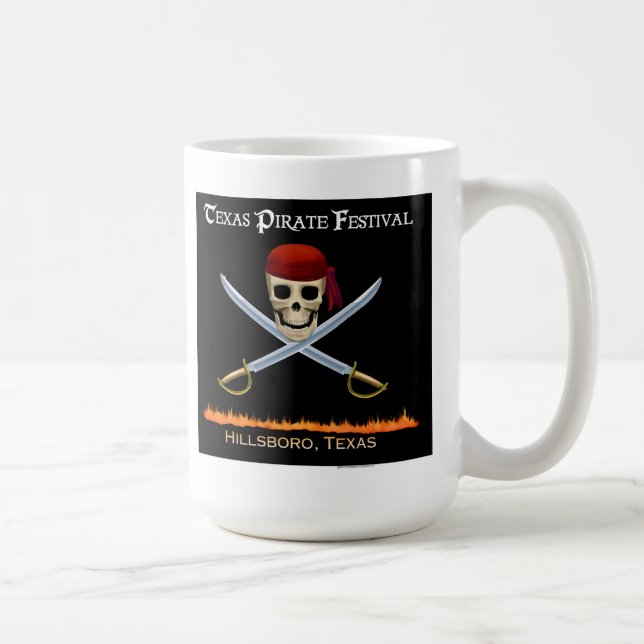 Café Caneca do festival do pirata de Texas (Direita)