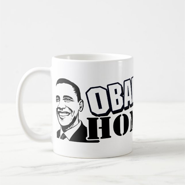 Café Caneca do ficar em casa de Obama (Esquerda)