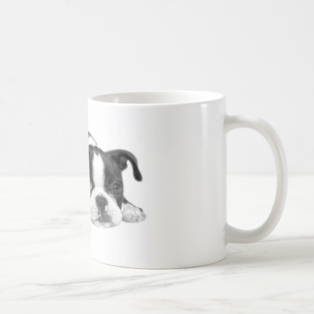 Café Caneca do filhote de cachorro de Boston Terrier (Direita)