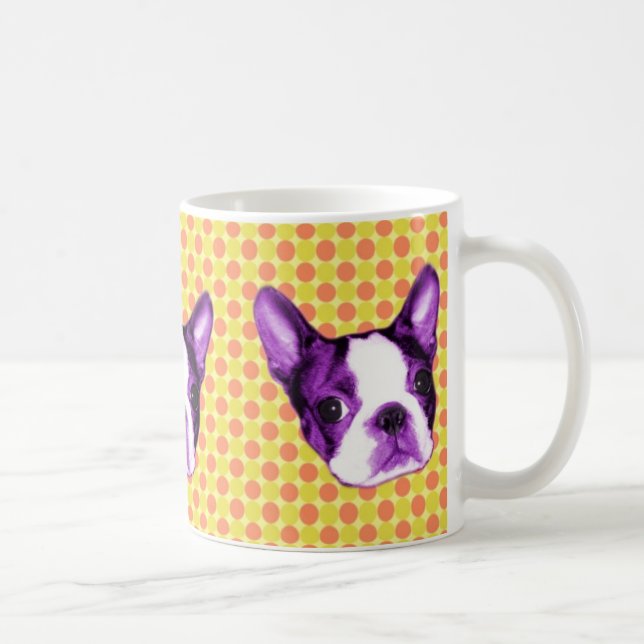 Café Caneca do filhote de cachorro de Boston Terrier (Direita)