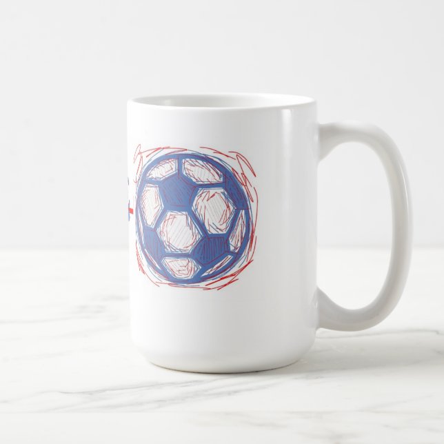 Café Caneca do futebol 16oz de Southside (Direita)