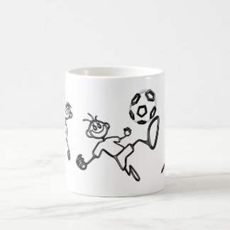 Café Caneca do futebol de GuyZ do Doodle