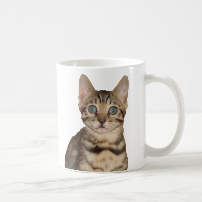 Café Caneca do gatinho de Bengal (Direita)