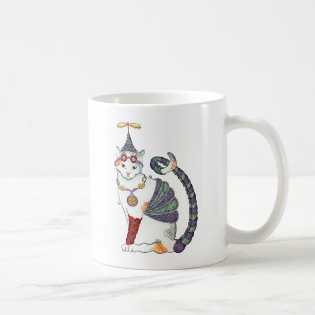 Café Caneca do gatinho de Steampunk (Direita)