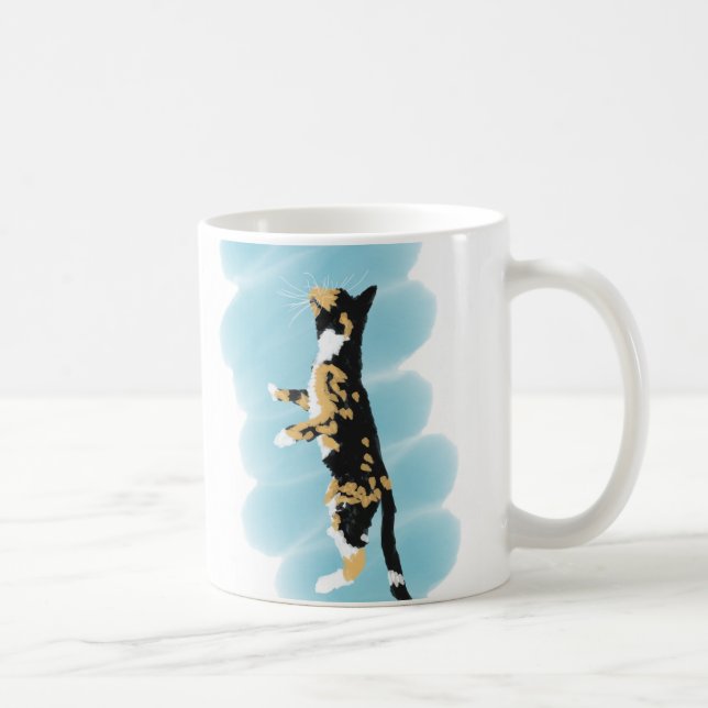 Café Caneca do gato de chita (Direita)