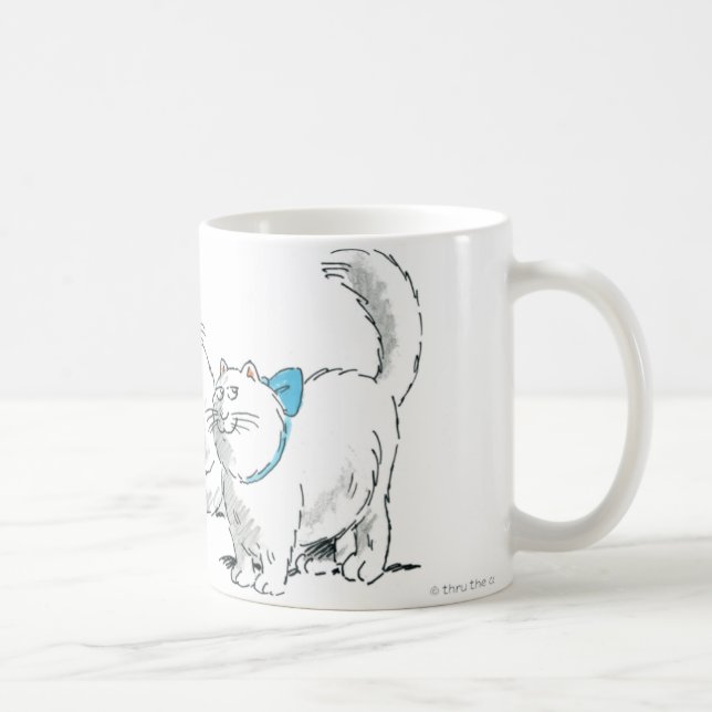 Café Caneca do gato de "Sheba" (Direita)
