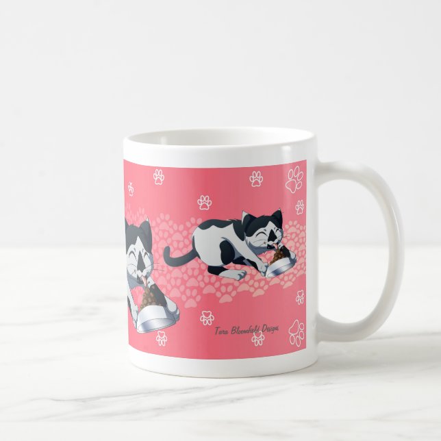 Café Caneca do gato de Ushi (Direita)