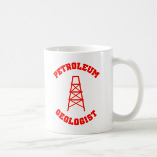 Café Caneca do geólogo de petróleo