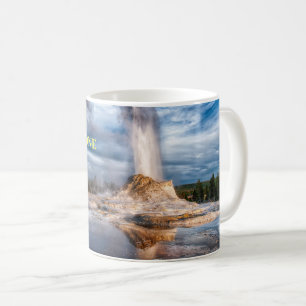 Café Caneca do geyser de Yellowstone