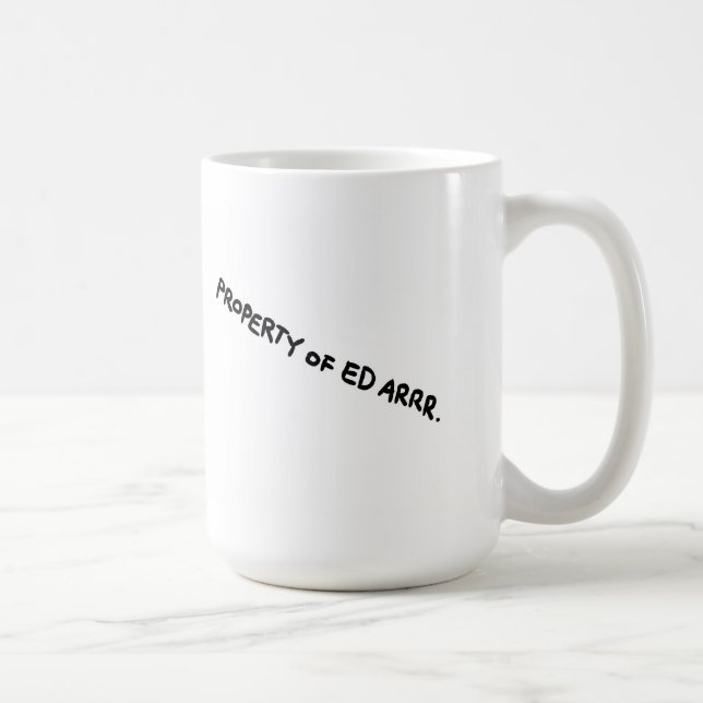 Café Caneca do girafa do pirata de Ed Arrr (Direita)