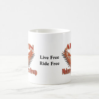 Café Caneca do grupo dos cavaleiros da motocicleta de