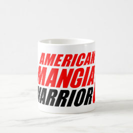 Café Caneca do guerreiro de Mangia do americano com