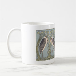 Café Caneca do guindaste de Nouveau da arte