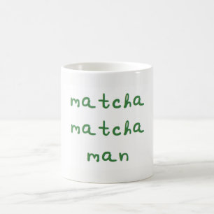 Café Caneca do homem de Matcha Matcha