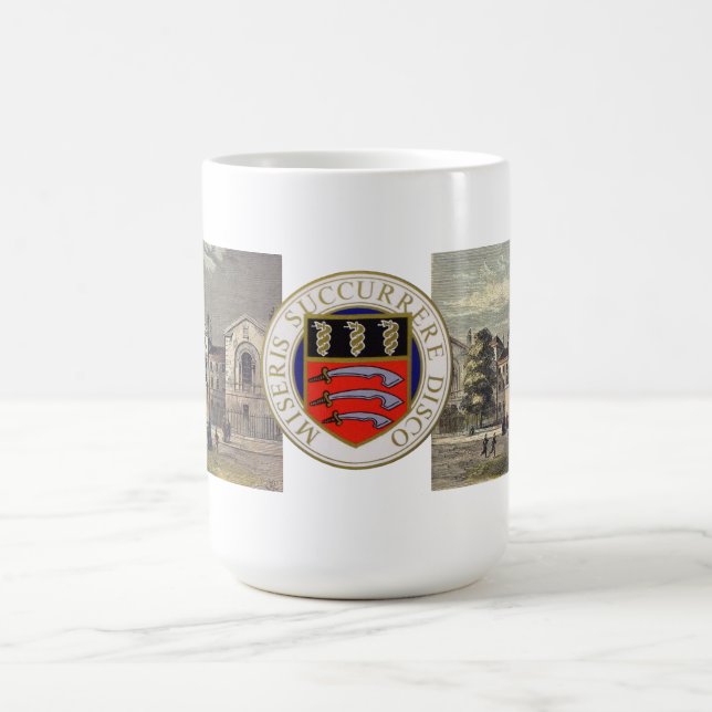 Café Caneca do hospital de Middlesex (cor & crachá) (Centro)