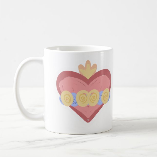 Café Caneca do Imaculado Coração de Maria Desenhado à M (Esquerda)
